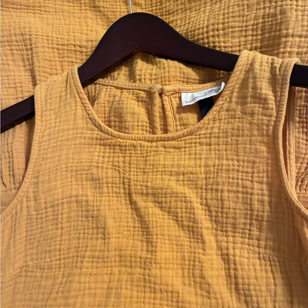Mustard Yellow Sleeveless Universal Threads Dress - Picture 5 of 5